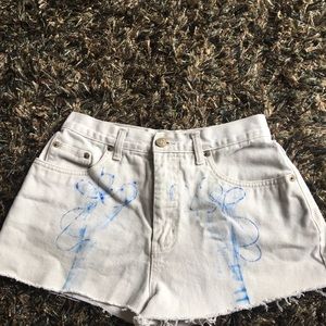 Bill Blass customized shorts.